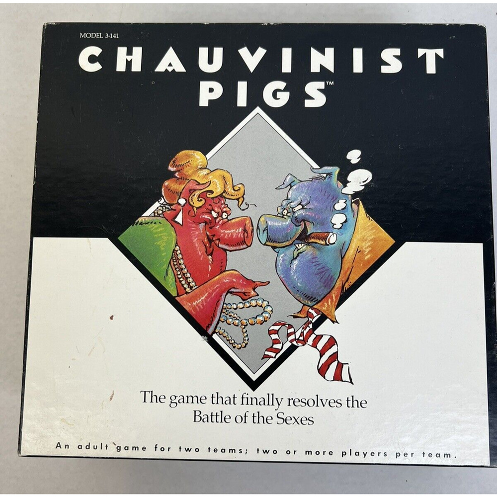 Chauvinist Pig Game 4 - 40 Players Adult Party Game Battle Of The Sexes Trivia